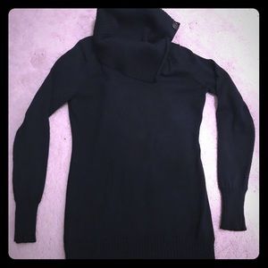 Tunic length sweater